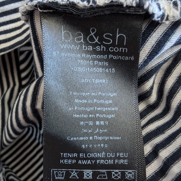 BASH STRIPED T SHIRT SIZE 2 - Picture 5 of 7